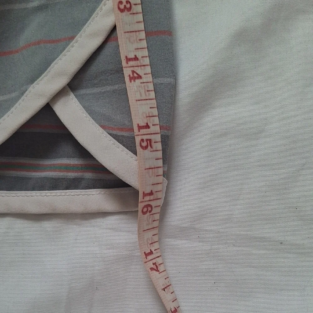 Adidas Red and Gray Striped Skirt Size M